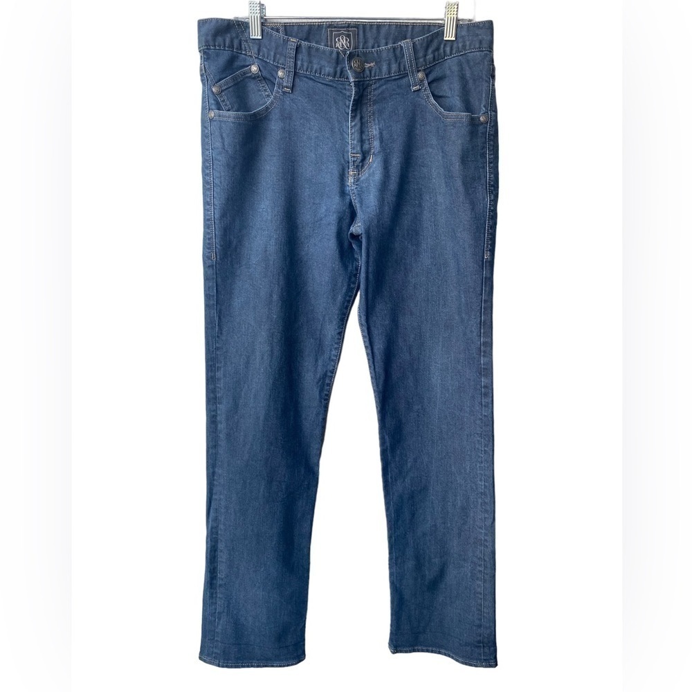 Rock and Republic Mens Dark Wash Slim Straight Colburg Jeans‎ Size 34x32
